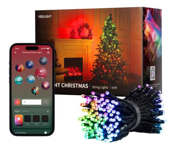 Yeelight Lampki świąteczne Christmas String Light 20m - 1305768 - zdjęcie 2